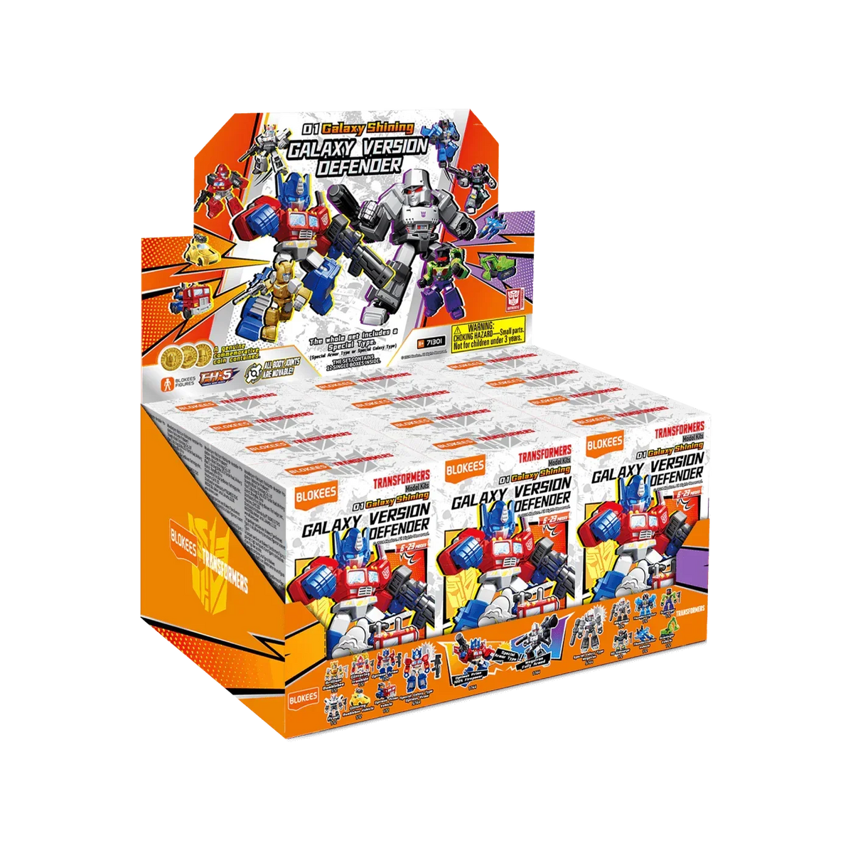 Blokees Transformers Model Kits Defender Version #01 Shattered Alliance Mystery Box Trading Figure Set of 12