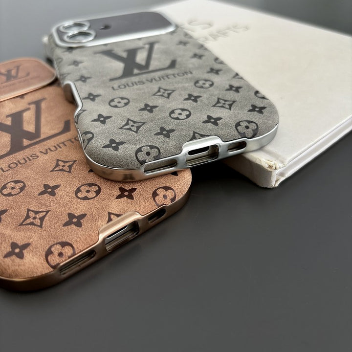 Premium LV Monogram Case for iPhone 13-18 Pro & Pro Max