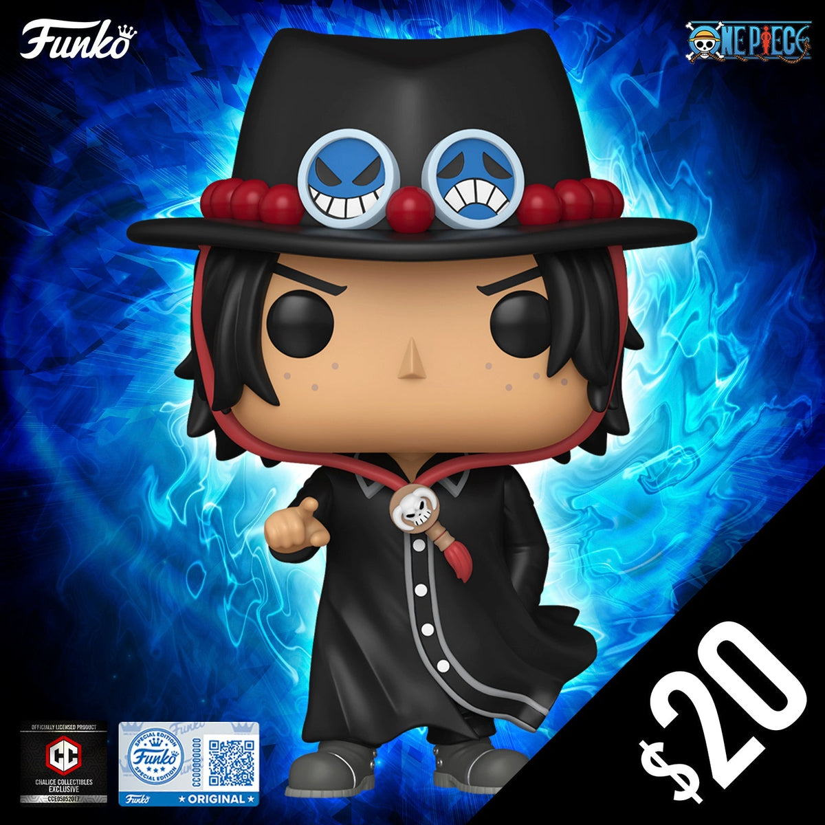 Funko Pop! Chalice Exclusive: One Piece S12: Portgas D. Ace #2130