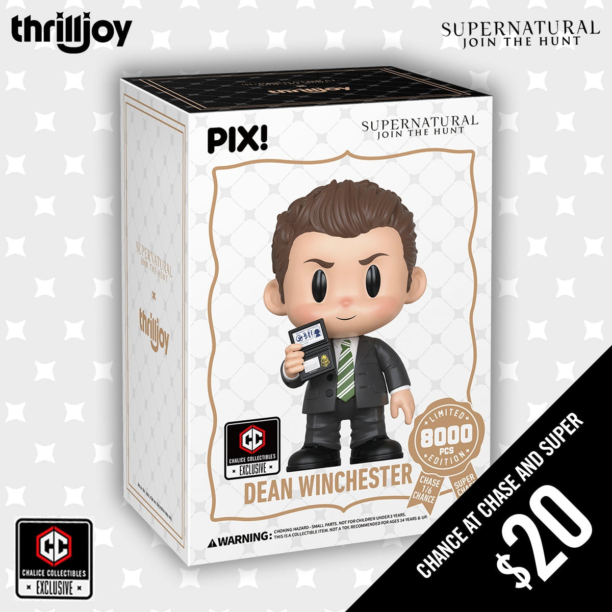 Thrilljoy PIX: Chalice Exclusive: Supernatural: Dean Winchester (LE8000)
