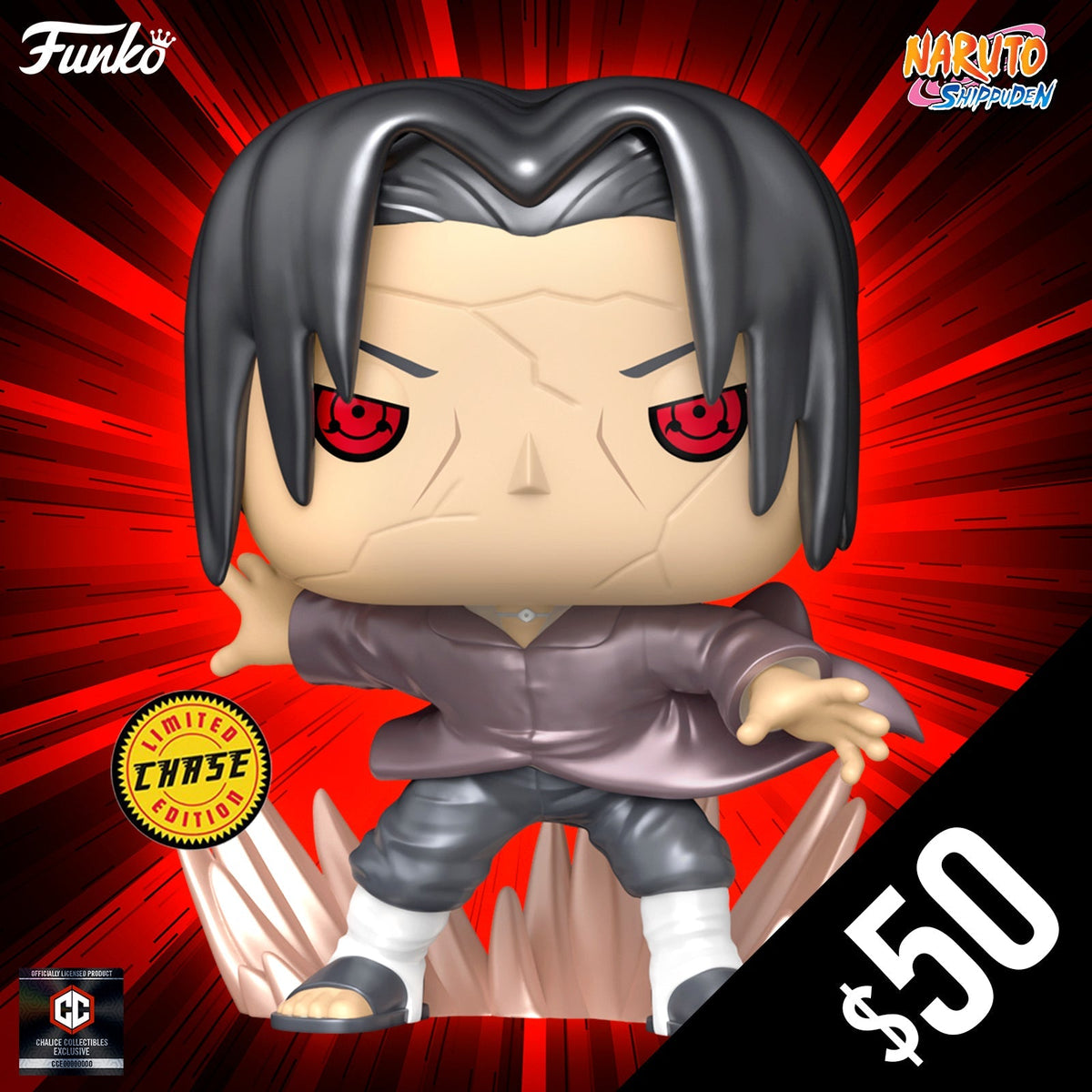 Funko Pop! Chalice Exclusive: Naruto: Itachi Uchiha #1849 (CHASE)