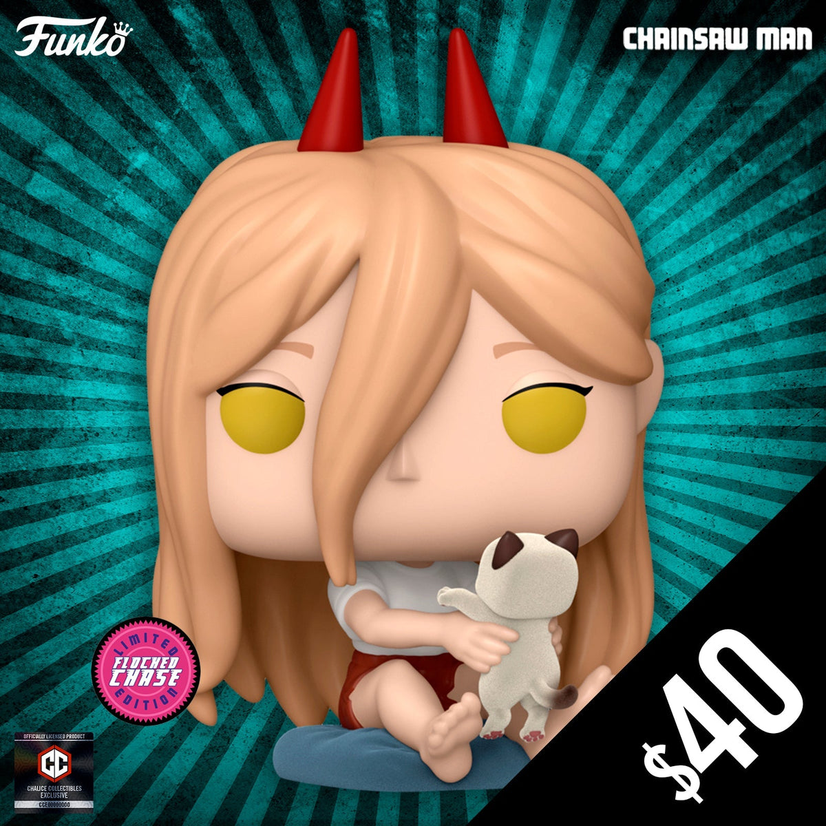Funko Pop! Chalice Exclusive: Chainsaw Man: Power #1766 (CHASE)