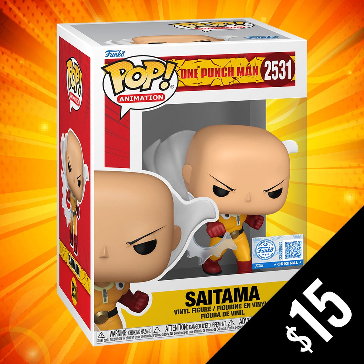 Pre-Order: One Punch Man S2: Saitama #2531 (Specialty Series)