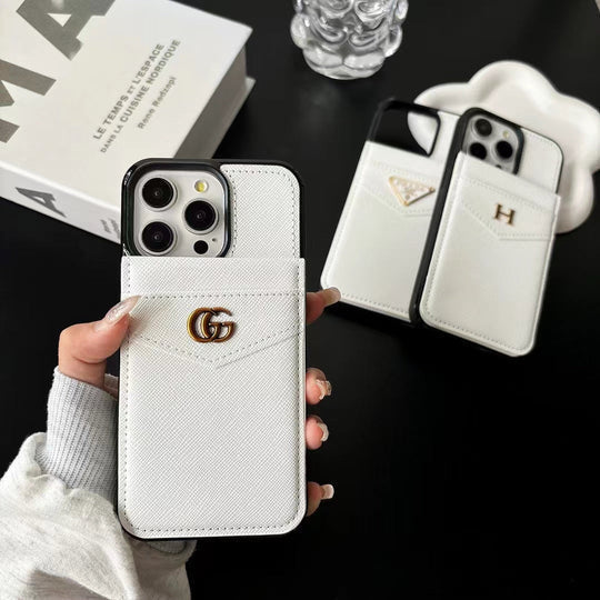 Luxury Case with Card Holder for iPhone 12-18 Pro & Pro Max