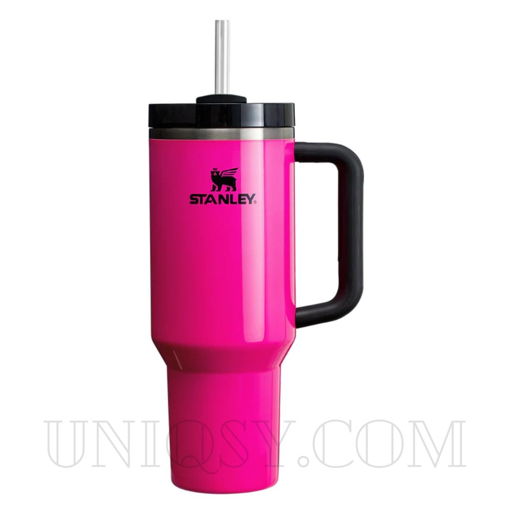 Pink Stanley 40 OZ Quencher Tumbler Cup
