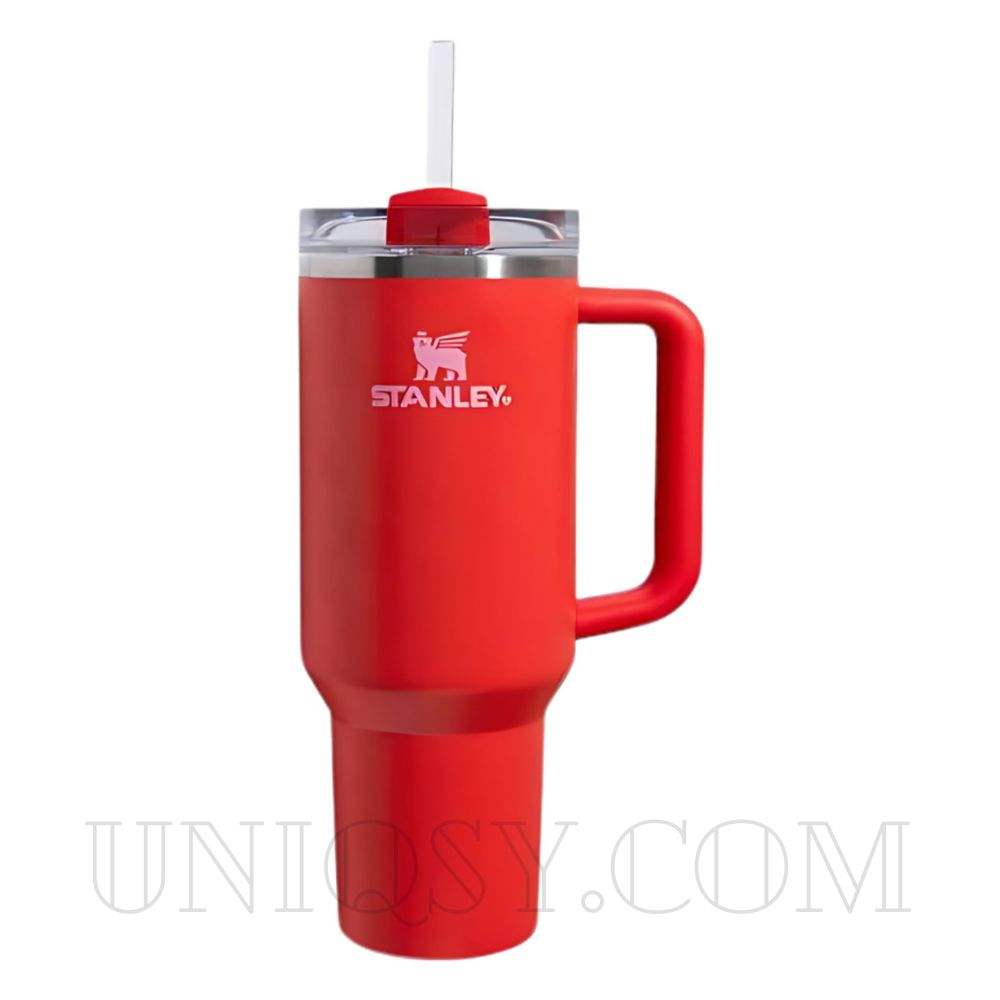 Pink Stanley 40 OZ Quencher Tumbler Cup
