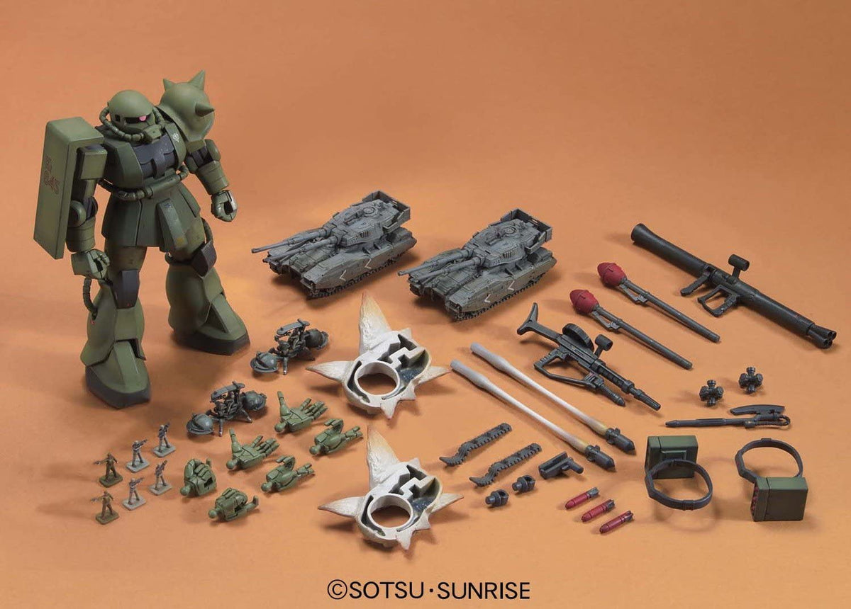 Gundam 1/144 HG UC Hard Graph MS-06 Zaku The Ground War Set Model Kit
