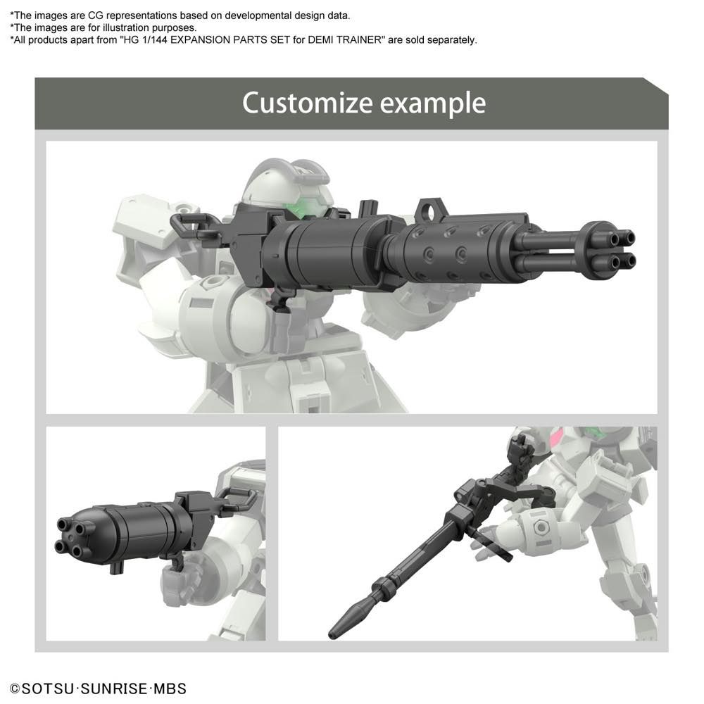 Gundam 1/144 HG WFM #10 Expansion Parts Set for Demi Trainer Model Kit