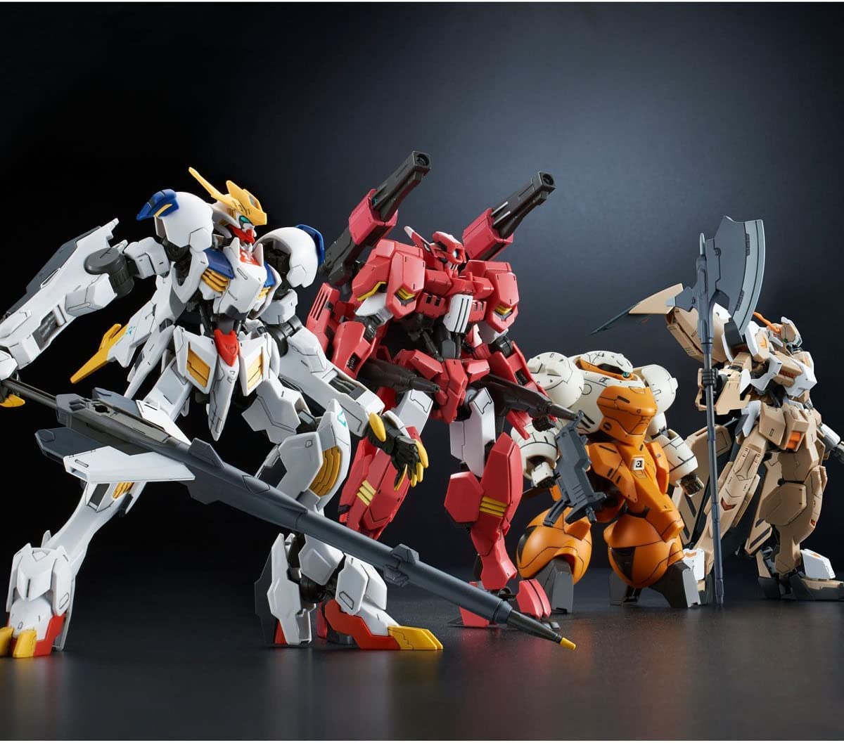 Gundam 1/144 Gundam Iron Blooded Orphans Tekkadan Complete Set Model Kit Exclusive