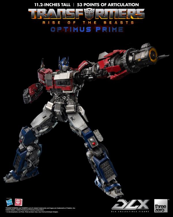 ThreeZero Transformers: Rise of the Beasts Optimus Prime DLX Action Figure