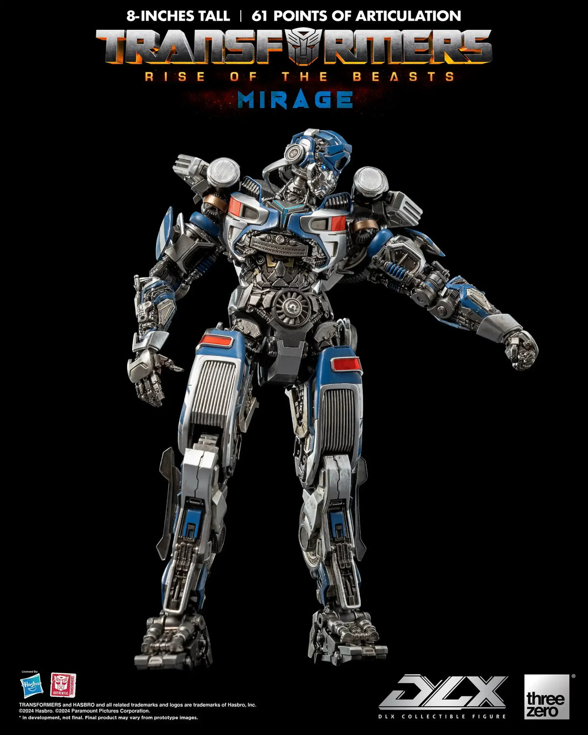 ThreeZero Transformers: Rise of the Beasts Mirage DLX Action Figure