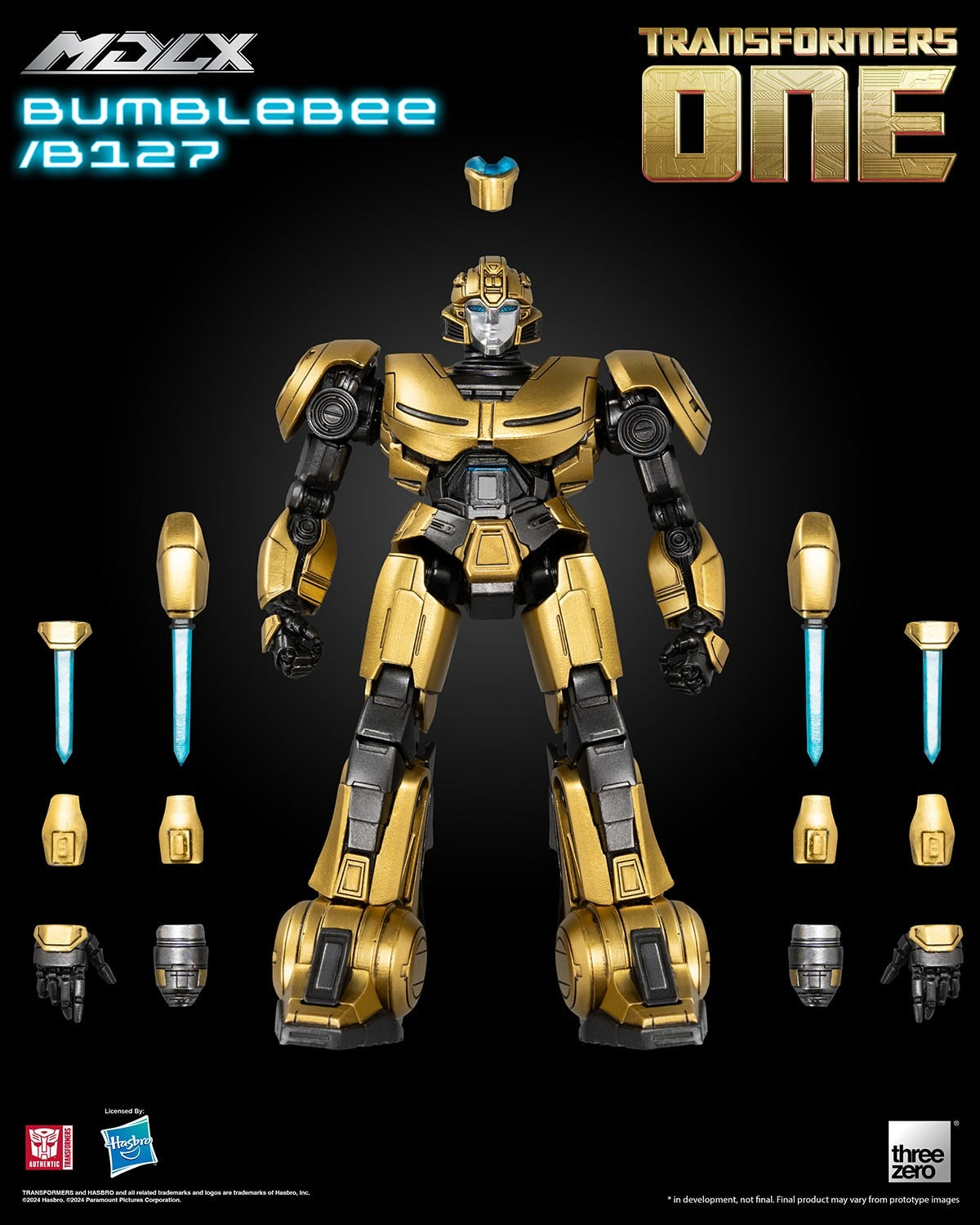 ThreeZero Transformers One Bumblebee / B127 MDLX Action Figure