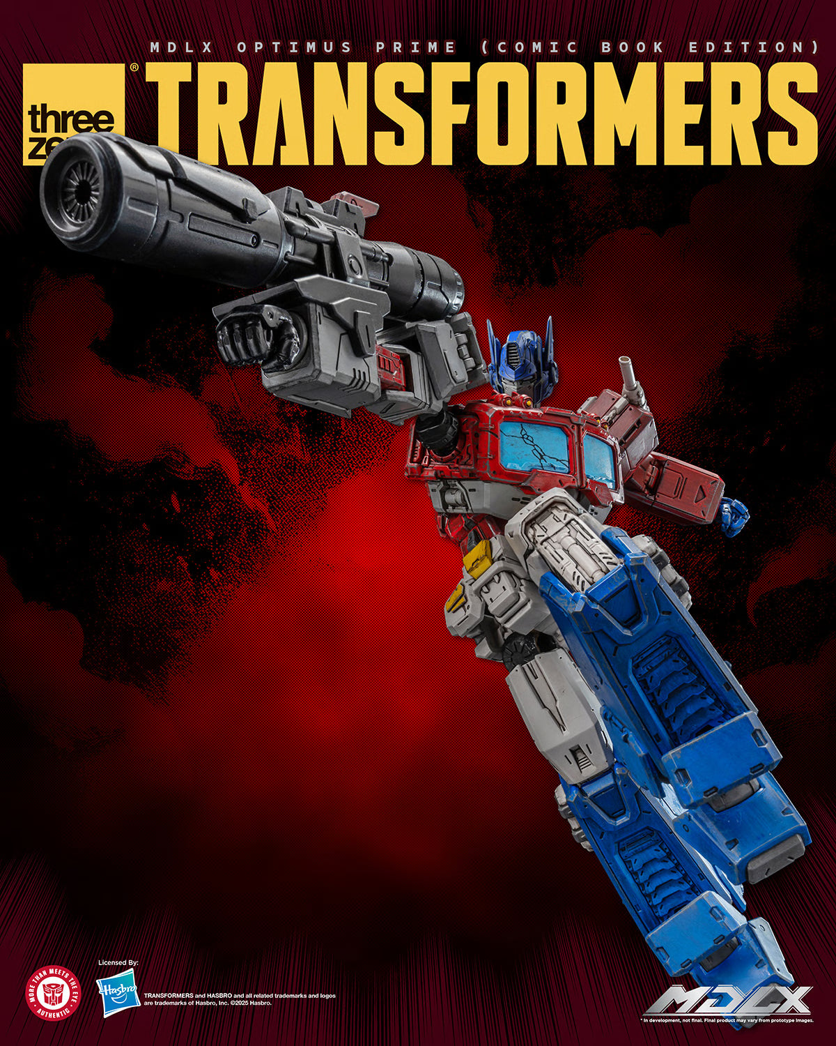 ThreeZero MDLX Transformers Optimus Prime (Comic Book Edition) Action Figure