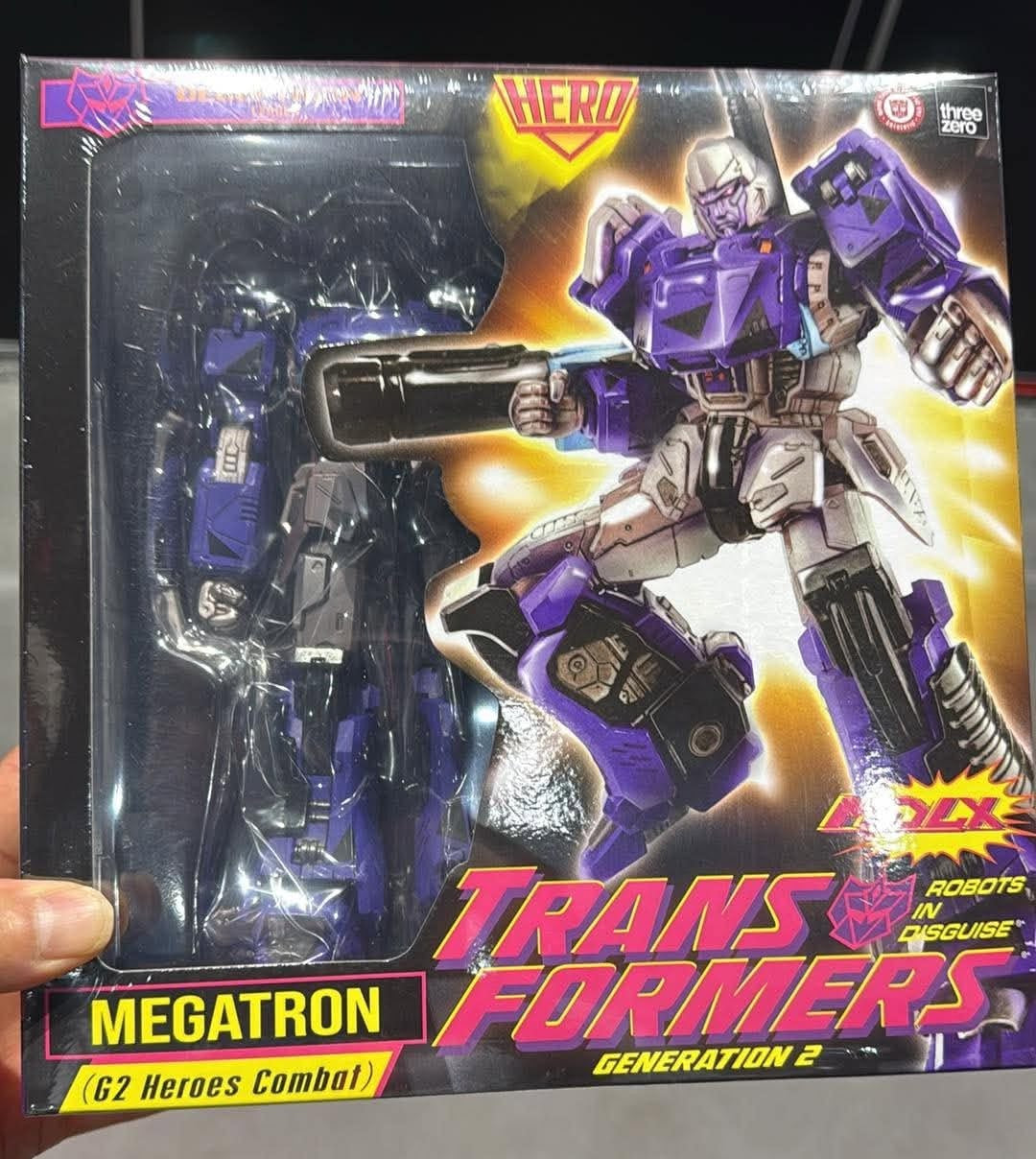 SDCC 2026 ThreeZero Transformers G2 Heroes Combat Megatron MDLX Action Figure Exclusive