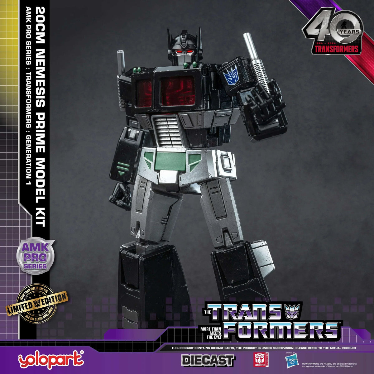 Yolopark Transformers AMK Pro Series Nemesis Prime Model Kit