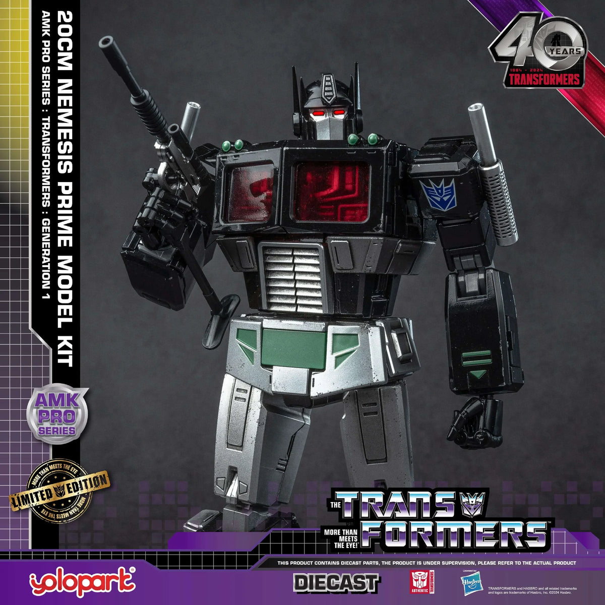 Yolopark Transformers AMK Pro Series Nemesis Prime Model Kit