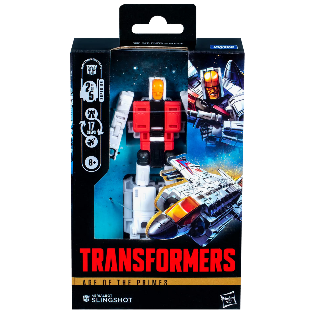 Transformers Age of the Primes Deluxe Class Aerialbot Slingshot Action Figure