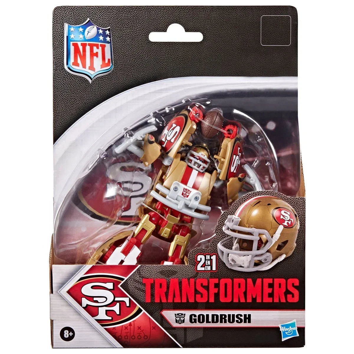 Hasbro Transformers Collaborative x NFL San Francisco 49ers Goldrush Action Figure