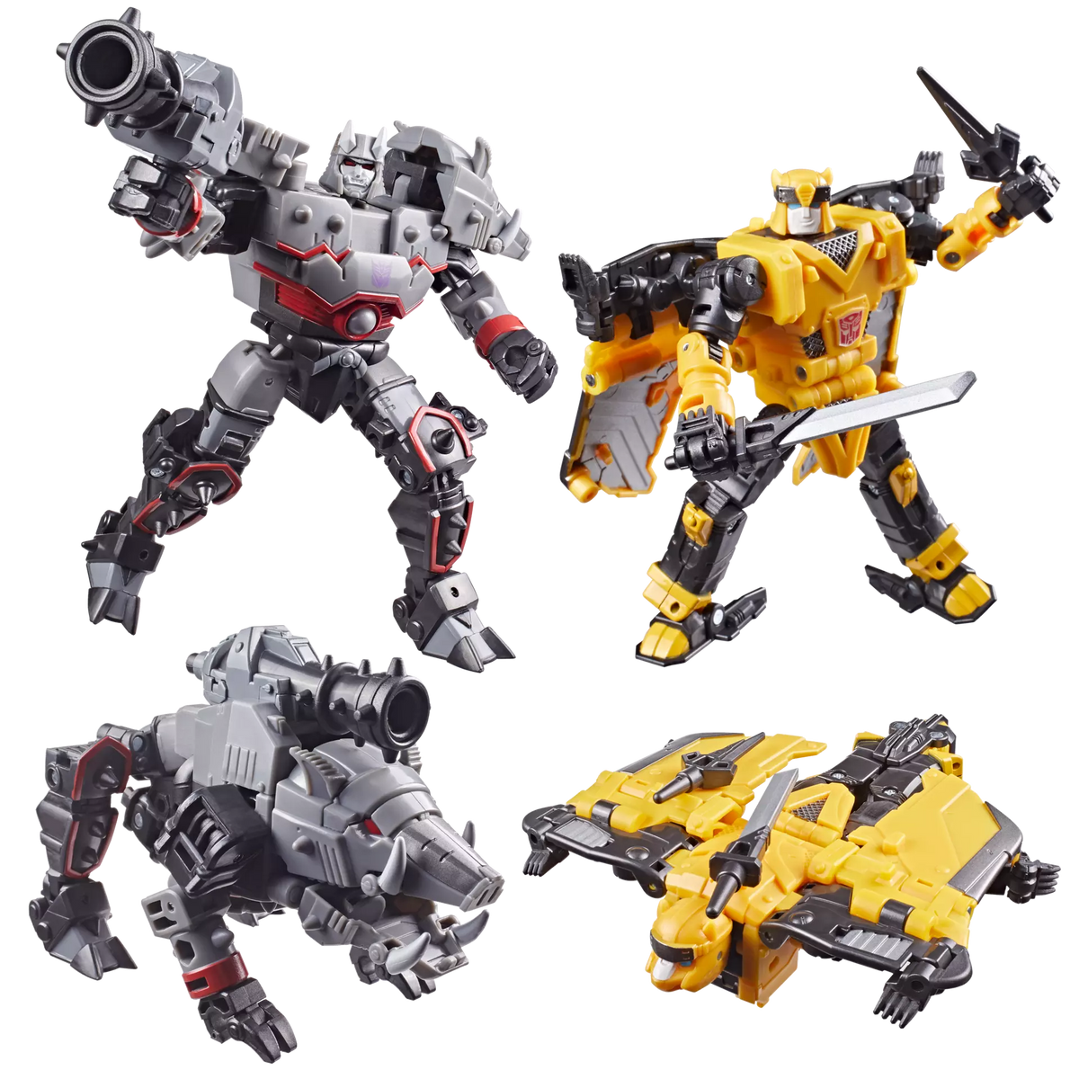 Transformers Timelines Comic Edition Bumblebee and Megatron Action Figure Exclusive
