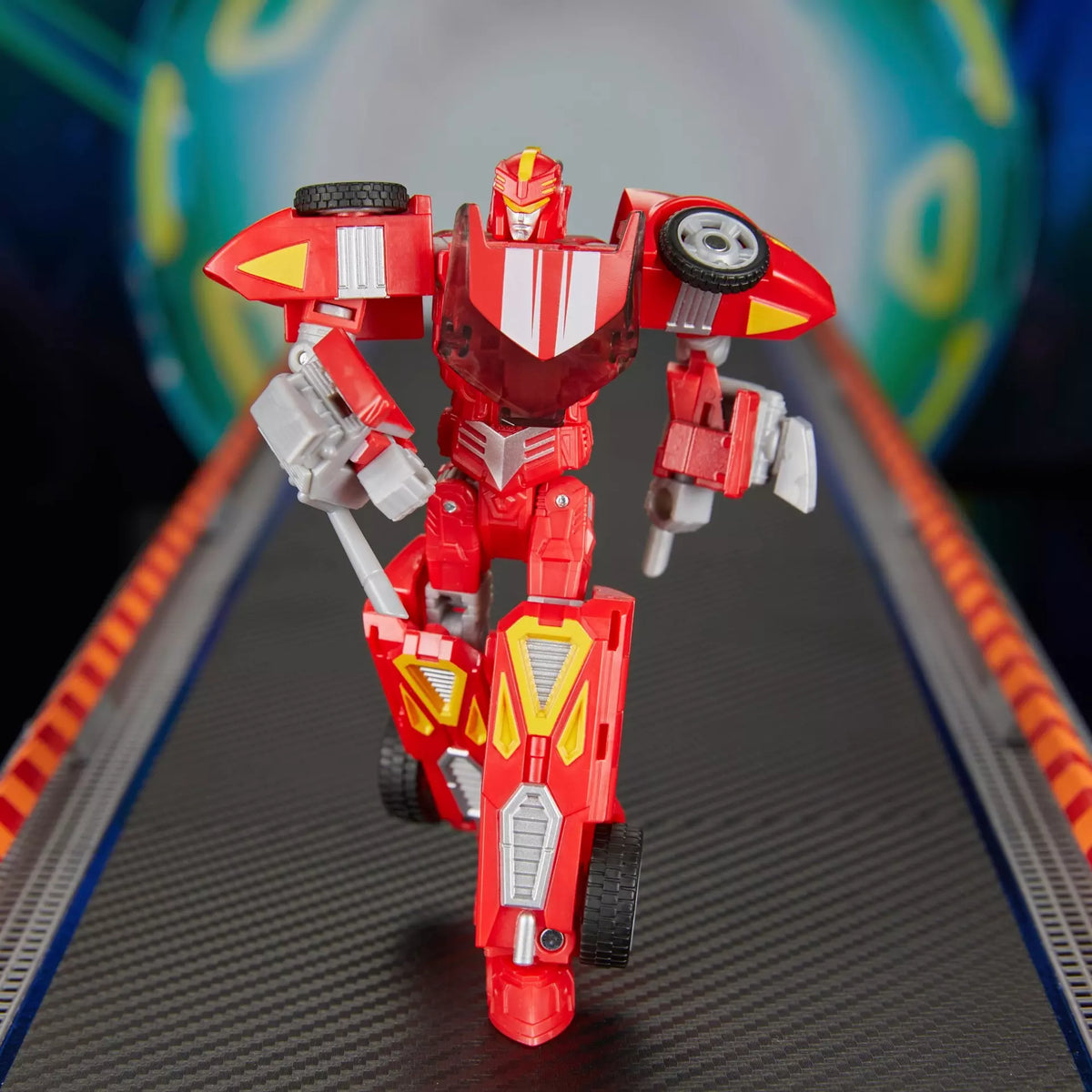 Transformers Collaborative Hot Wheels Twin Mill (Red) Action Figure