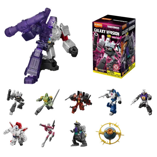 Blokees Transformers Model Kits Experience Galaxy Version #09 Darkest Hour Mystery Box Trading Figure Set of 9