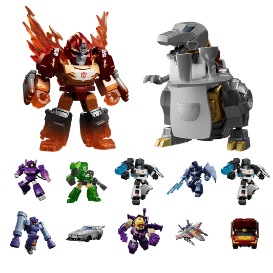 Blokees Transformers Model Kits Defender Version #04 Tyrants Fury Mystery Box Trading Figure Set of 12
