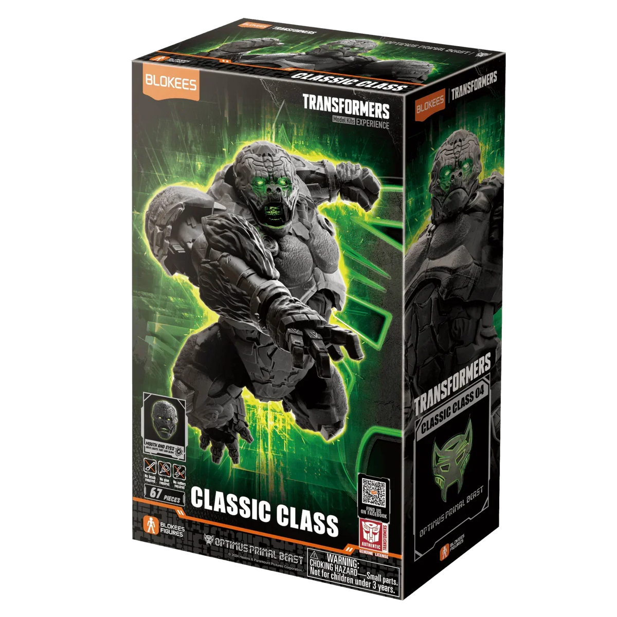 Blokees Transformers Classic Class #04 Optimus Primal Beast (Rise of the Beast) Model Kit