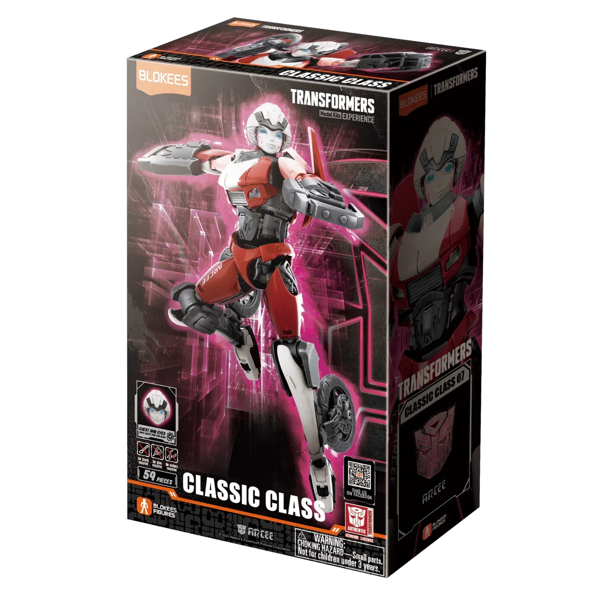 Blokees Transformers Classic Class #07 Arcee (Rise of the Beast) Model Kit