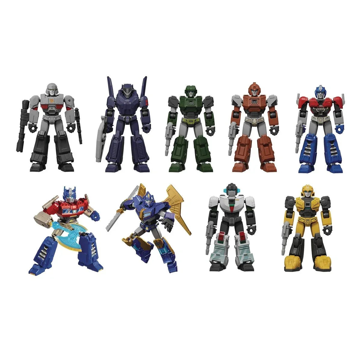 Blokees Transformers Model Kits Experience Galaxy Version #05 ONE Mystery Box Trading Figure Set of 9