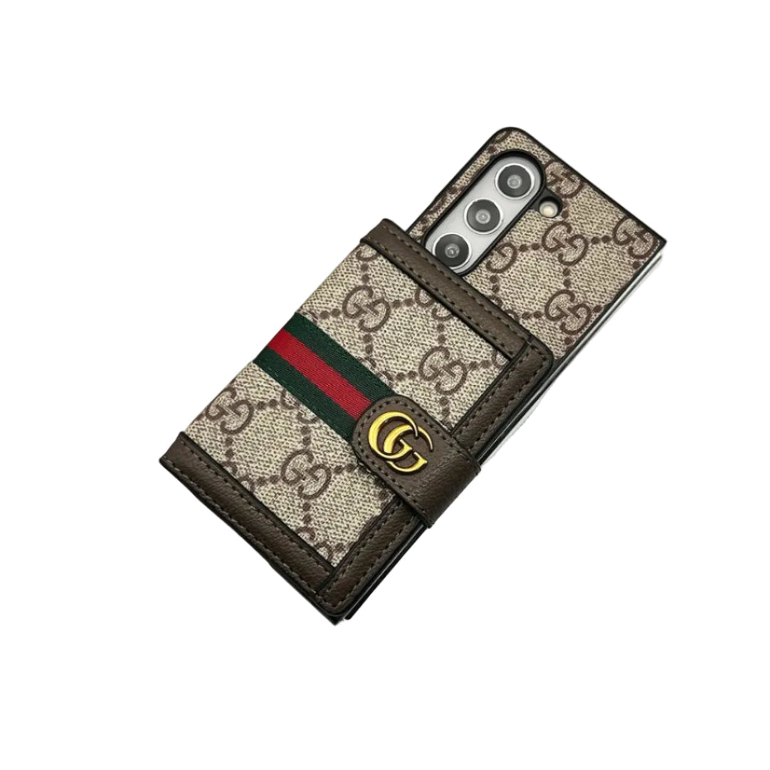 GG Luxury Wallet Case for Samsung Z Fold 3-7