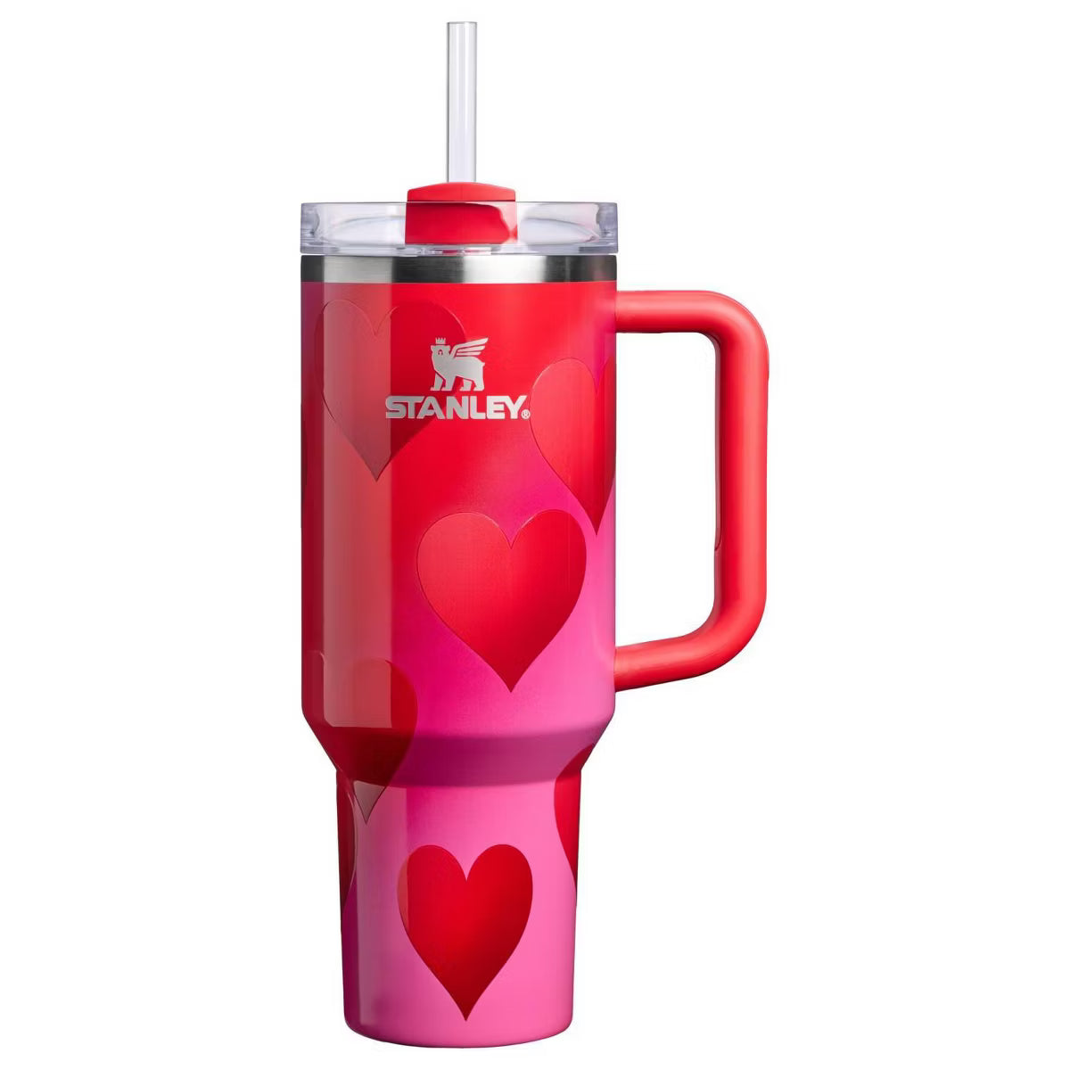Stanley Cup Valentine's Day 40 oz Stainless Steel H2.0 Flowstate Quencher Tumbler