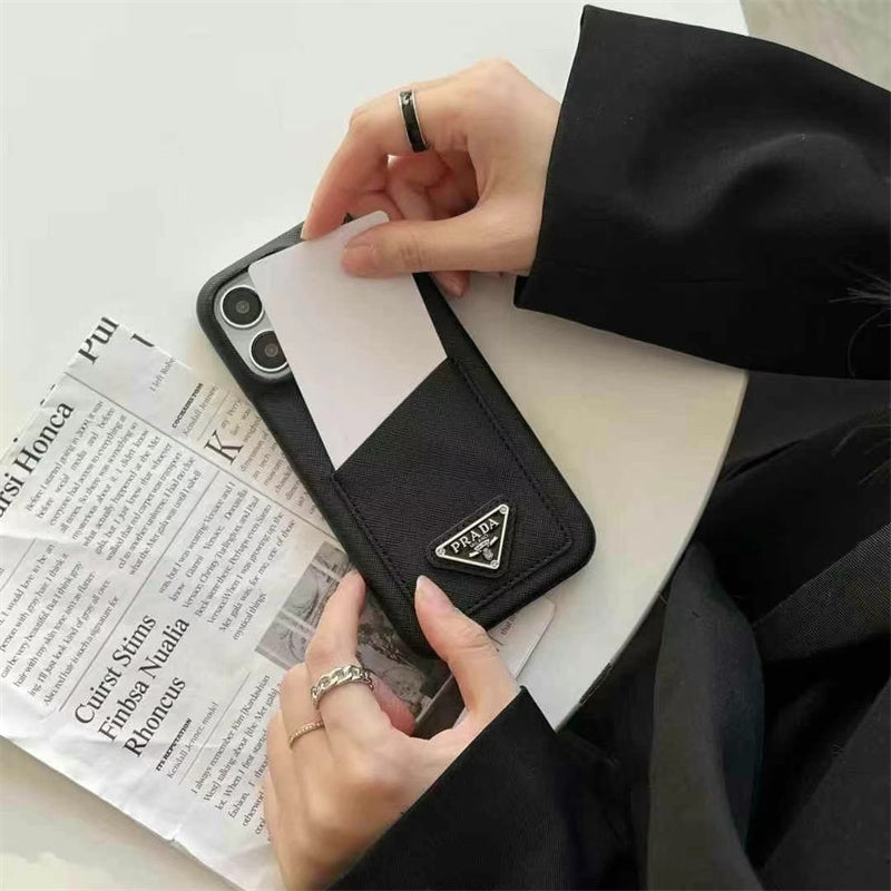Luxury Prada Phone Case for iPhone 13-18 Pro & Pro Max