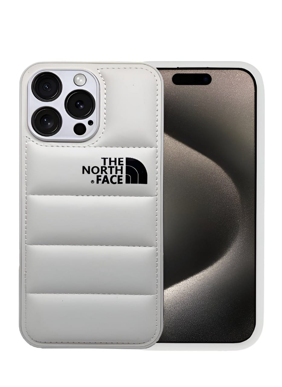 Luxury Fashion Leather the North Face Phone Case For iPhone 14-18 Pro & Pro Max