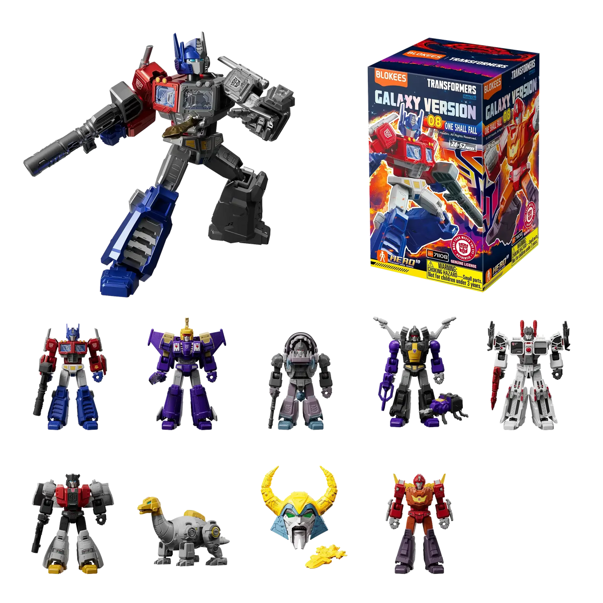 Blokees Transformers Galaxy Version 08 One Shall Fall