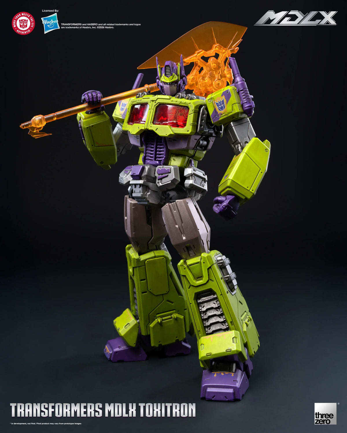 ThreeZero Transformers Toxitron MDLX Action Figure Exclusive