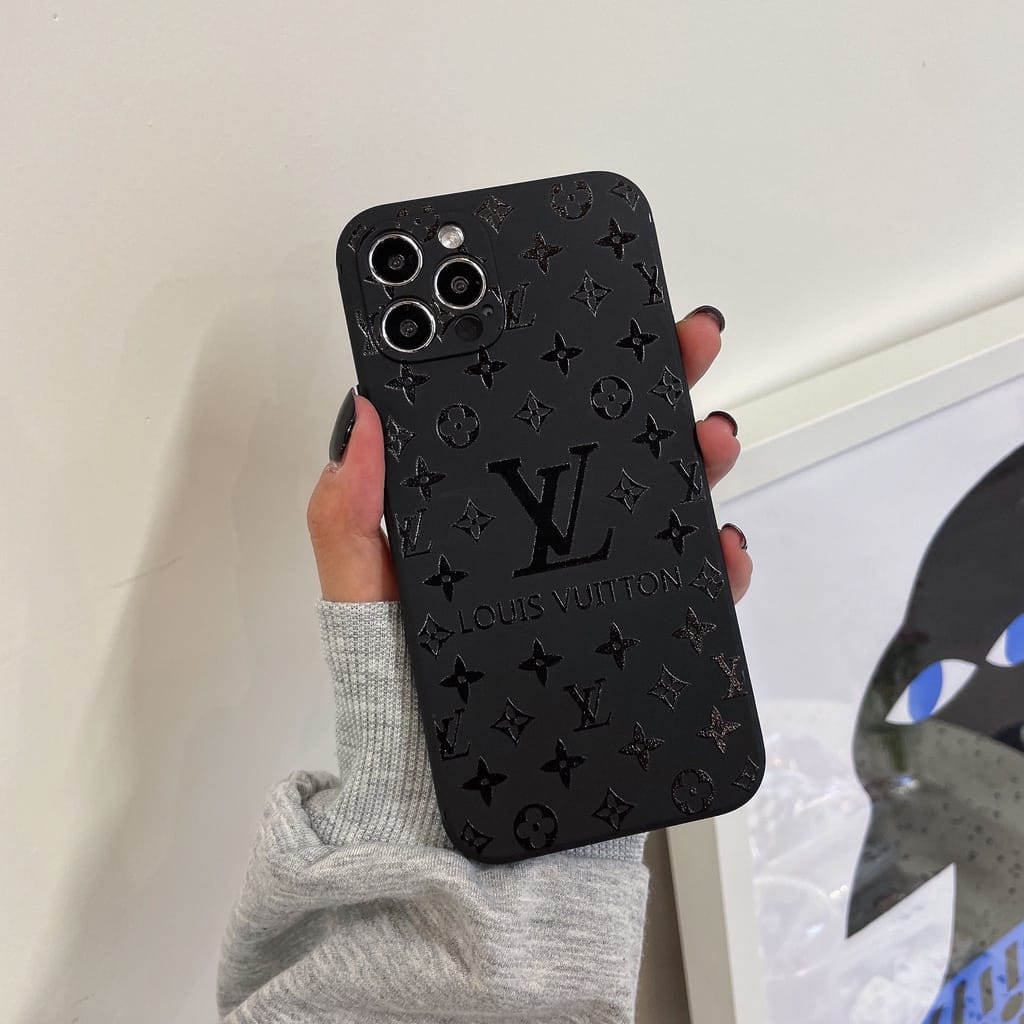 LV Luxury Monogram Leather Case for iPhone 13-18 Pro & Pro Max
