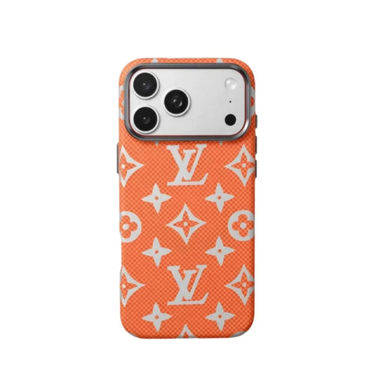 Luxury Monogram Pattern Phone Case For iPhone 14-18 Pro & Pro Max