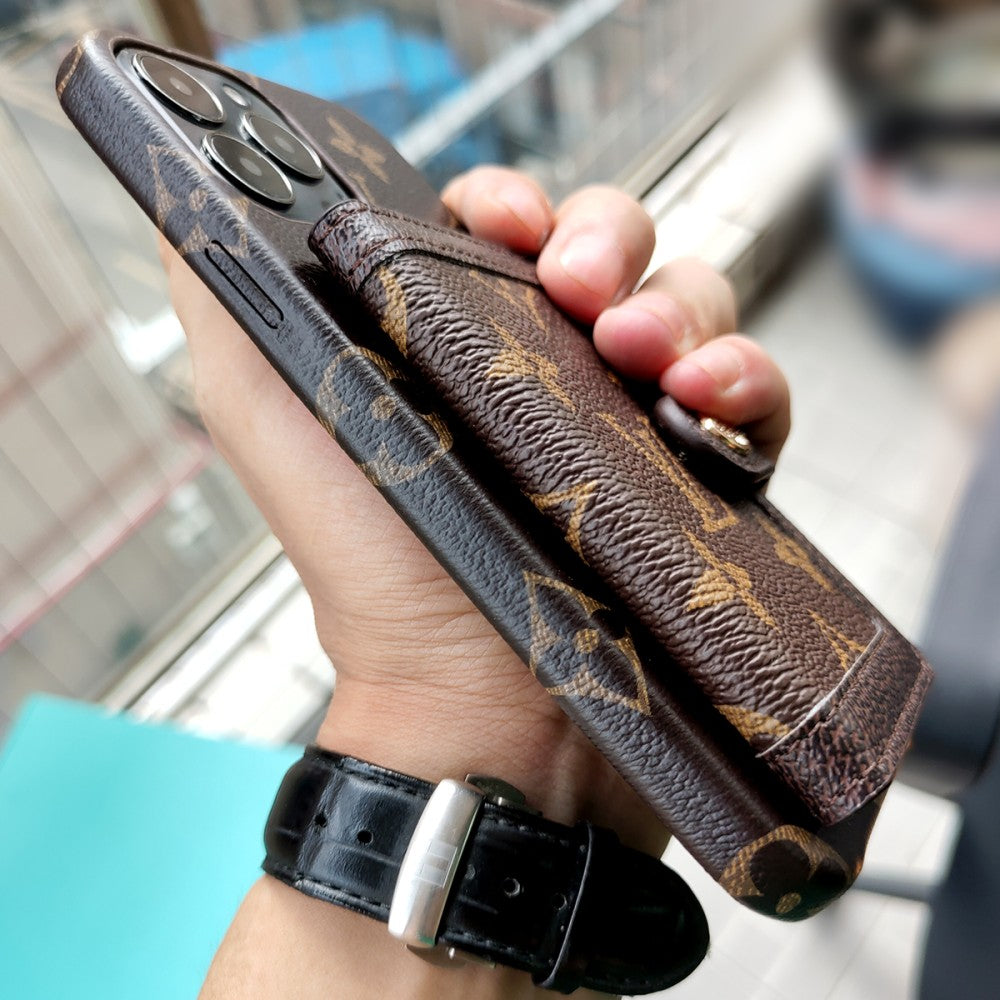 Beautiful Luxury iPhone Case with Card holder for iPhone 13-18 Pro & Pro Max
